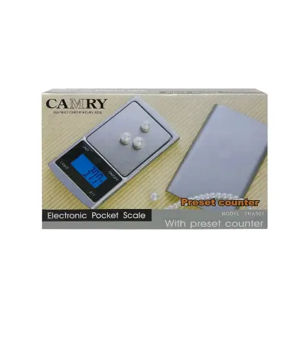 [FF.BAL.0016] Balanza digital gramera CAMRY 100gr (EHA501) pantalla luz azul
