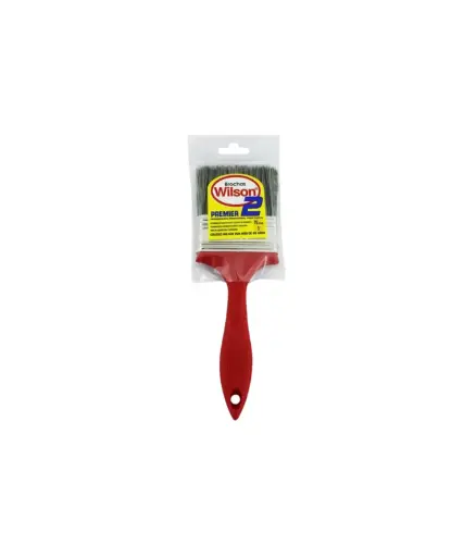 [FF.BROCH.0028] Brocha 3" M/Plastico rojo Primier Wilson