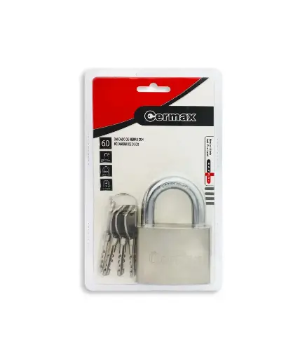 [FF.CAN.0036] Candado 59MM p/intemperie hierro recubierto Vinyl CERMAX 350