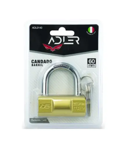 [FF.CAN.0070] Candado 60mm barril ADLER