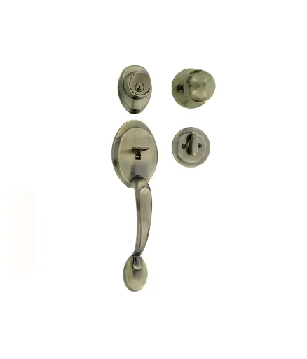 [FF.CERR.0104] Cerrradura p/principal Bronce Antiguo sobrep. FANAL