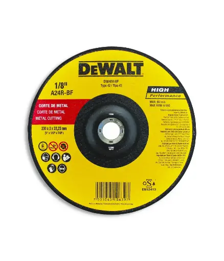 [FF.DISC.0025] Disco de corte 9*1/8*7/8 metal DW4918F DEWALT