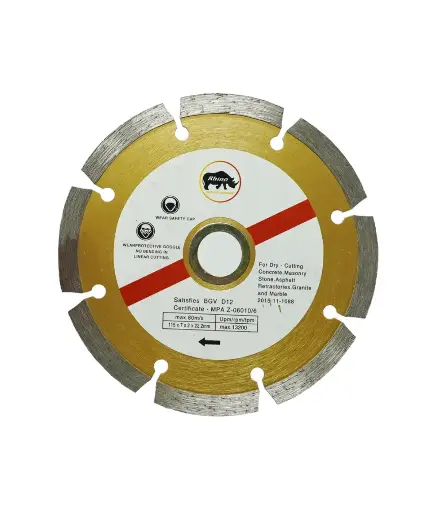 [FF.DISC.0041] Disco de diamante 4 1/2 Rhino SEGMENTADO piedra/seca