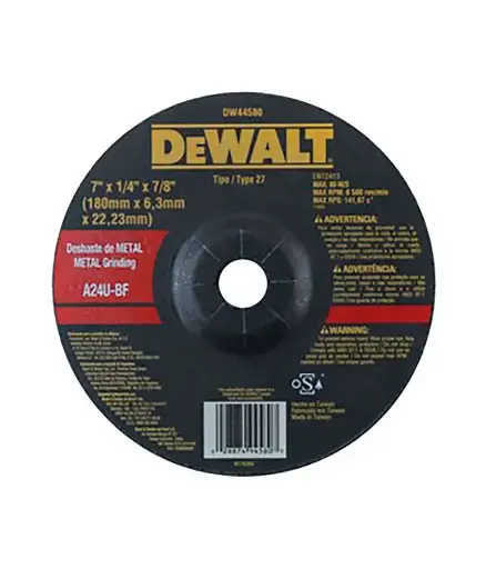 [FF.DISC.0083] Disco de pulir 7*1/4*7/8 metal DEWALT