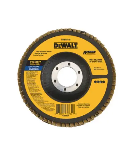 [FF.DISC.0093] Disco lija FLAP 4 1/2 x 7/8" #60 DEWALT (DW8308)