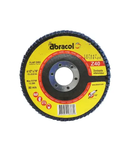 [FF.DISC.0103] Disco lija FLAP 7 x 7/8" #40 NORTON/ABRACOL