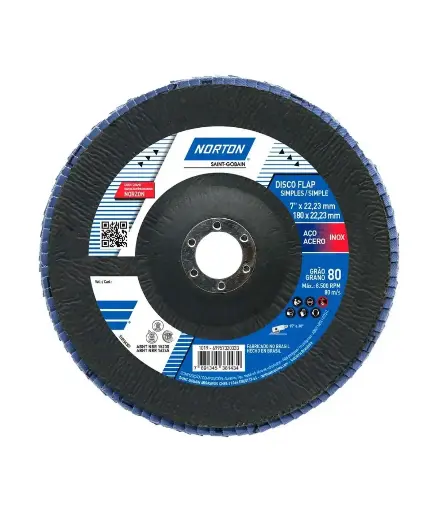 [FF.DISC.0105] Disco lija FLAP 7 x 7/8" #80 NORTON