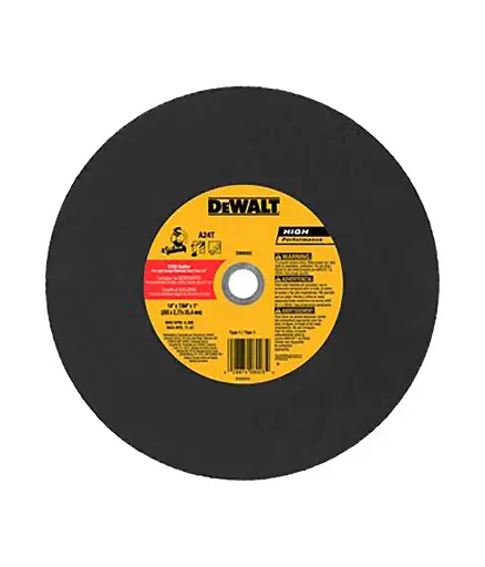 [FF.DISC.0115] Disco de corte 14" x 7/64" x 1" D/Metal  DeWALT
