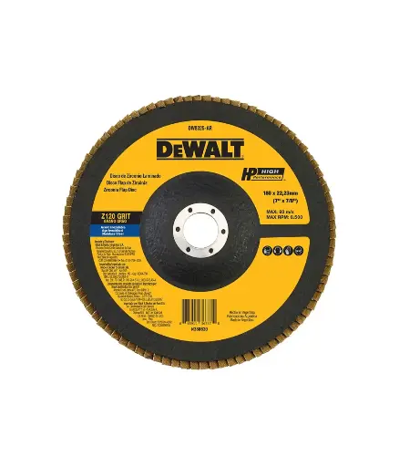 [FF.DISC.0120] Disco lija FLAP 7"x 7/8" #120 DEWALT (DW8325)
