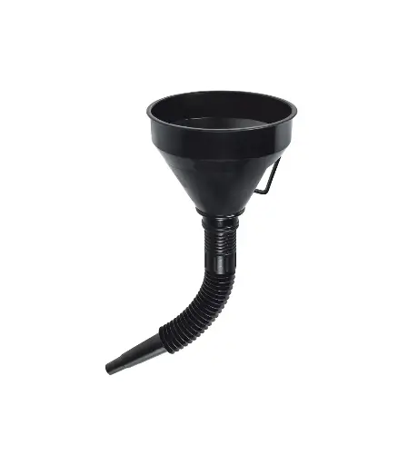 [FF.EMB.0002] Embudo TRUPER 500mL c/cedazo cuello flexible (677525)