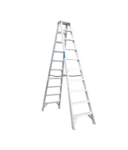 [FF.ESC.0003] Escalera de tijera de ALUMINO 10 escalones 3.03mtr KREUZ 150KG