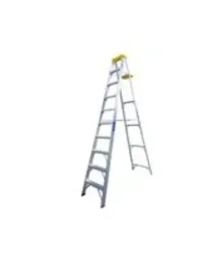[FF.ESC.0004] Escalera de tijera de ALUMINO 10 escalones 3mtr INCO