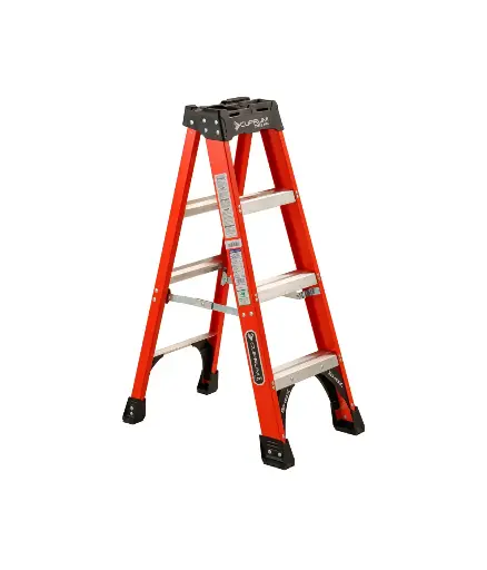 [FF.ESC.0006] Escalera de tijera de ALUMINO 3 escalones 0.90mtr C/Bandeja CUPRUM