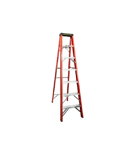 [FF.ESC.0021] Escalera de tijera de Fibra vidrio 6 escalones 1.80mtr s/bandeja MAVIJU