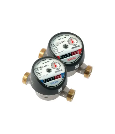 [FF.MED.0019] Medidor de agua de 1/2" bronce BMETERS GSD8-45