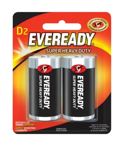[FF.PIL.0015] Pila D par Eveready/SONY