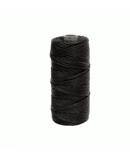 [FF.PIO.0004] Piola nylon # 24 negro (1LB)