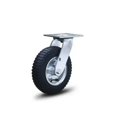 [FF.RUE.0065] Rueda GIRATORIA 6" c/plataforma t/tractor (peso max 100kg)