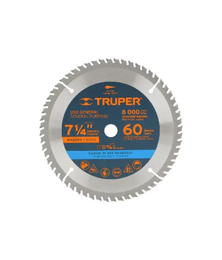 [FF.SICI.0030] Sierra circular p/madera 7-1/4" 60T ST-760 TRUPER