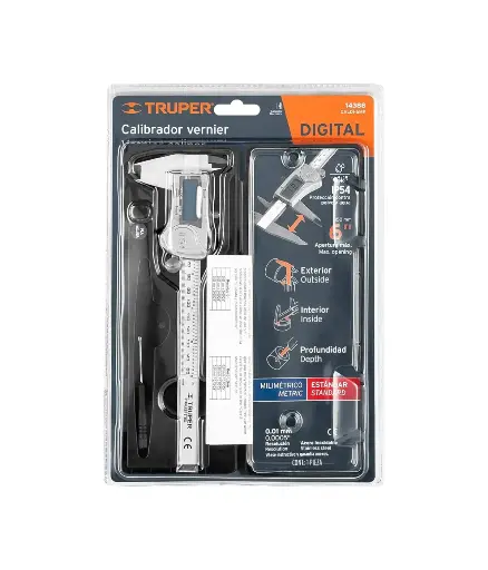 [FIAI.CALI.0017] Calibrador Digitales 6" TRUPER CALDI-6MP