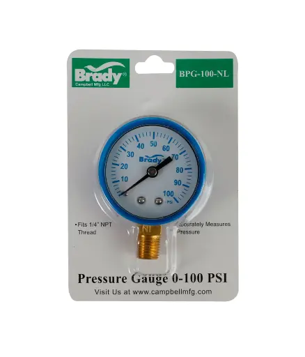 [FIAI.MAN.0004] Manometro 100 PSI BRADY