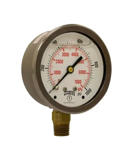 [FIAI.MAN.0008] Manometro 1000 PSI glycerina WINTERS