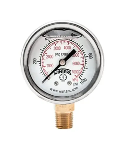 [FIAI.MAN.0017] Manometro 200 PSI 1/4"NPT D.2.5" glycerina WINTERS