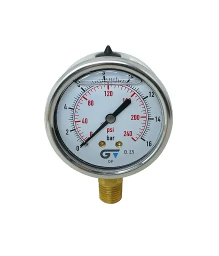 [FIAI.MAN.0021] Manometro 240 PSI 1/4" glycerina GENEBRE