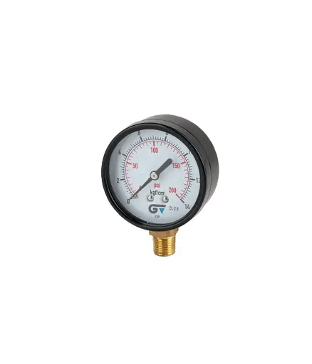 [FIAI.MAN.0050] manometro 60 PSI  1/4" GENEBRE