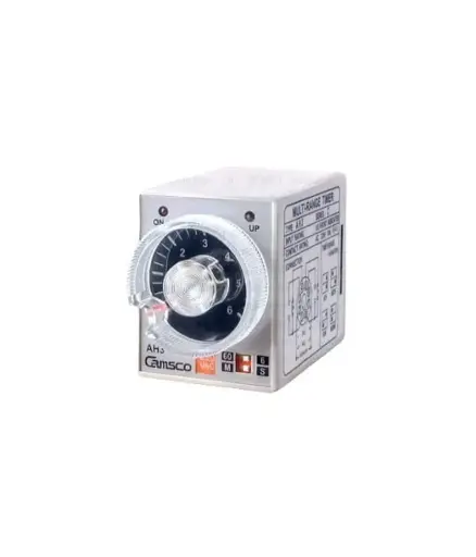 [FIAI.TEMP.0003] Temporizador 6s/60S/6M/60m/12-240vac CAMSCO AH3-C p/pin