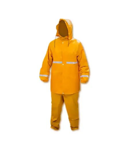 [FIS.ENCA.0017] Encauchado 2pz TALLA L JEM Amarillo c/reflectivo