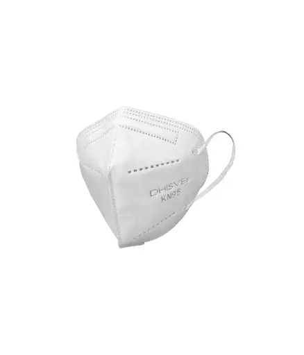 [FIS.MASC.0046] Mascarilla protectora blanco 9502+N95 SILK c/elastico