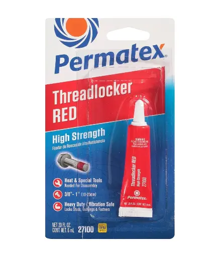 [FPE.FP.0005] Fijador d/pernos rojo 27100 6ML PERMATEX alta resistencia