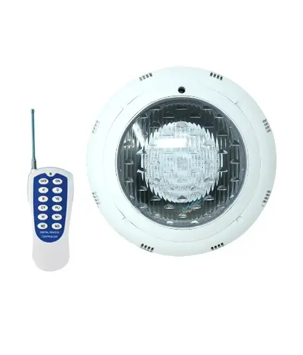 [FPI.FAR.0017] FARO PLANO p/piscina 35W luz MULTICOLOR LED WATERPRO sobrepuesto c/control