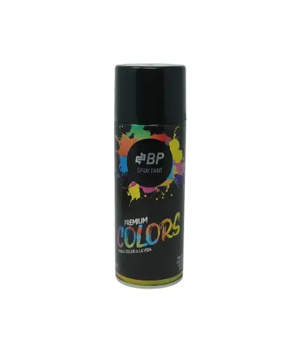 [FPIN.SPR.0039] Pintura Spray Negro Mate Premium 400ml BP PSBPNM
