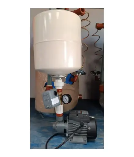 [MEE.BOM.0091] Bomba 1/2 HP-110v 1"x1" PEARL+Tanque 24LT HORIZONTAL PEARL