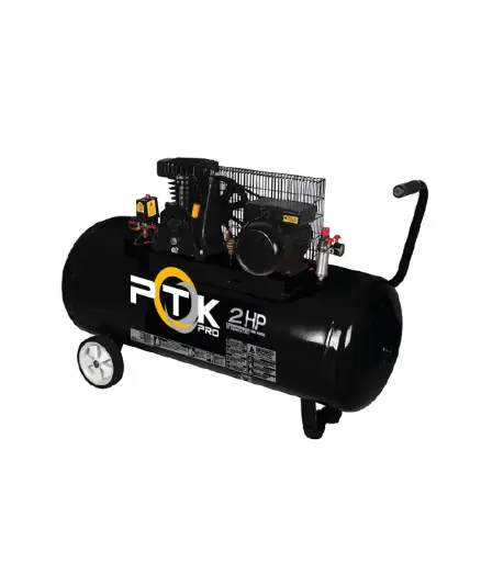 [MEE.COM.0008] Compresor de aire c/banda (tanq. 100Lts) 2HP 110V PTK