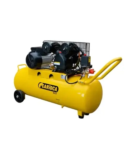 [MEE.COM.0010] Compresor de aire c/tanque 100 Lts 2HP 110V 115PSI CARIOCA D/BANDA