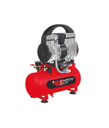 [MEE.COM.0017] Compresor de aire c/tanque 24Lts 1.5HP 120V 1100W 200L/M KNOCKOUT