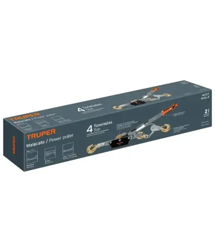 [MEE.TEC.0002] Tecle d/cable 4 TON. TRUPER  MAL-4  (14727)