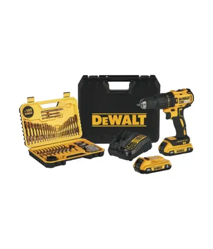 [MEH.TAL.0012] Taladro 1/2 DEWALT Inalamb. Percut. 20V 1750rpm + Accesorios (DWDCD7781S2A-B3)