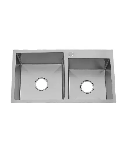 [PFG.FREG.0030] Lavadero freg Doble 78X43Cmx0,6Mm Satin LUXE (YTHD7843A)