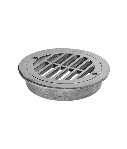 [PFG.REJ.0020] Rejilla de aluminio 4" (110mm) s/trampa DAMPLAST