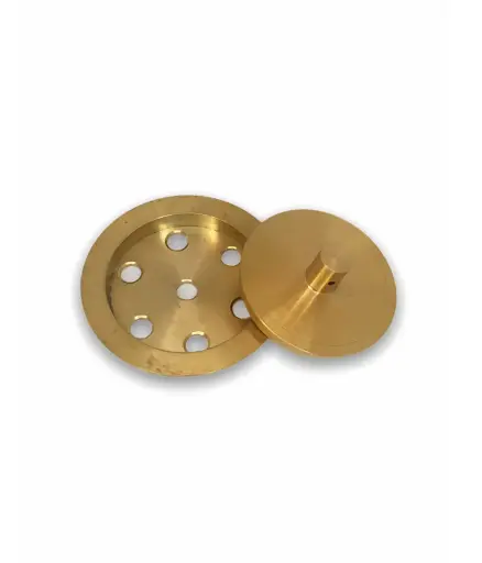 [PFG.REJ.0024] Rejilla de bronce 2 C/TAPA