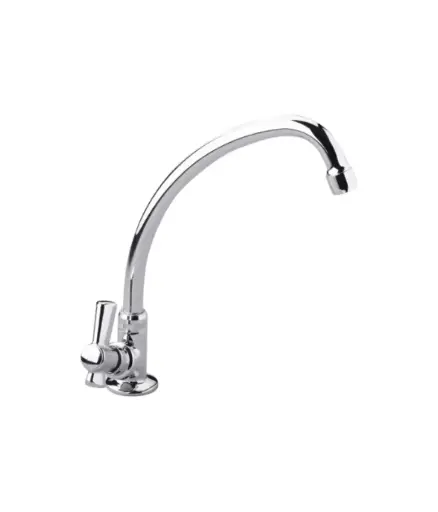 [PFG.VAL.0070] Valvula de cocina pico ganzo 1/2" RHIBAY p/mezon pomo paleta (RB-104)