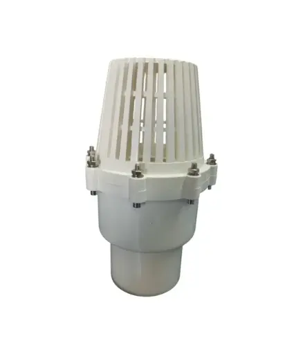[PFV.CHE.0011] valvula cheque canastilla PVC 4" roscable ERA
