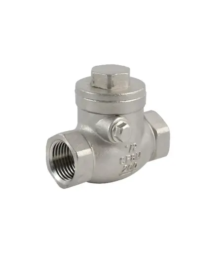 [PFV.CHE.0090] valvula cheque horizontal ACERO INOX. 200 2" en T