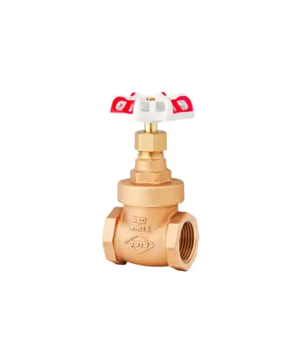 [PFV.COM.0013] Valvula de compuerta 1" Red White