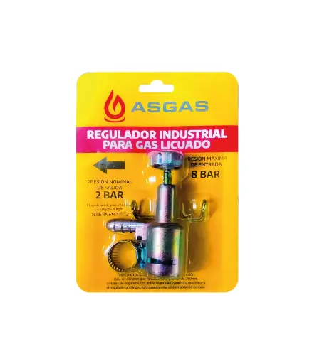 [PFV.GAS.0018] Valvula para gas industrial T/Tornillo Reg. ASGAS