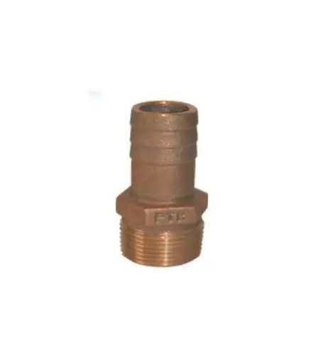 [TABR.NEP.0018] Neplo flex bronce 1/4" * 1/2" NPT